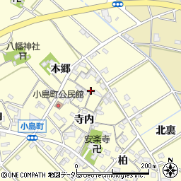 愛知県西尾市小島町本郷8周辺の地図