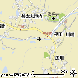 兵庫県宝塚市玉瀬水口周辺の地図