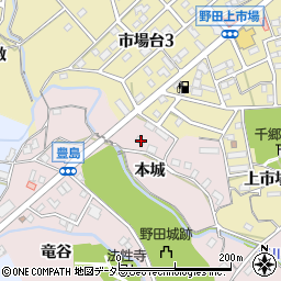 愛知県新城市豊島本城43周辺の地図