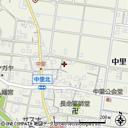 静岡県焼津市中里711周辺の地図