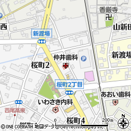 仲井歯科医院周辺の地図