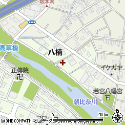 静岡県焼津市八楠638-6周辺の地図