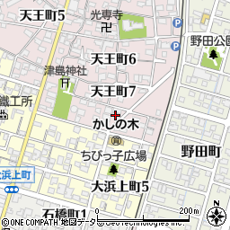 愛知県碧南市天王町7丁目72周辺の地図