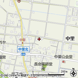静岡県焼津市中里86周辺の地図