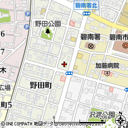 ファミリーマート碧南野田店周辺の地図