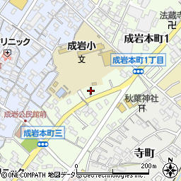 愛知県半田市成岩本町周辺の地図