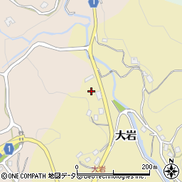 大阪府茨木市大岩157周辺の地図