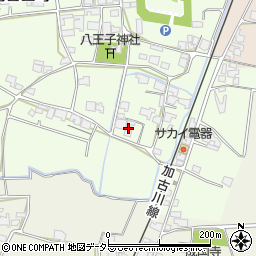 兵庫県小野市河合西町268周辺の地図