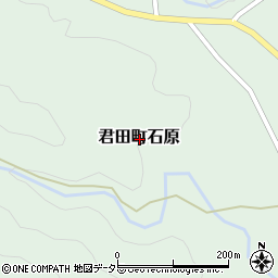 広島県三次市君田町石原周辺の地図