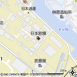 日本肥糧株式会社　半田工場周辺の地図
