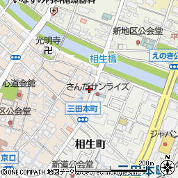 兵庫県三田市三田町2周辺の地図