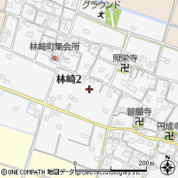 三重県鈴鹿市林崎周辺の地図