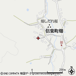 滋賀県甲賀市信楽町畑629周辺の地図
