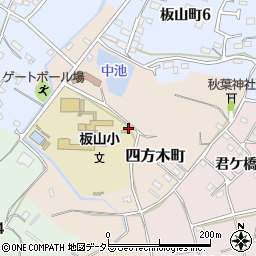 愛知県半田市四方木町周辺の地図