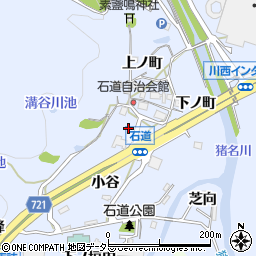 兵庫県川西市石道家ノ垣内周辺の地図