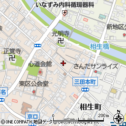 兵庫県三田市三田町13周辺の地図