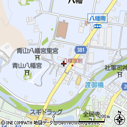 静岡県藤枝市八幡188-3周辺の地図