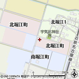 三重県鈴鹿市北堀江町周辺の地図