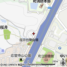 大阪府三島郡島本町桜井379周辺の地図