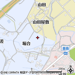 愛知県新城市川田堀合32-32周辺の地図