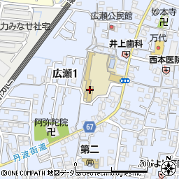 島本町立　第一学童保育室周辺の地図