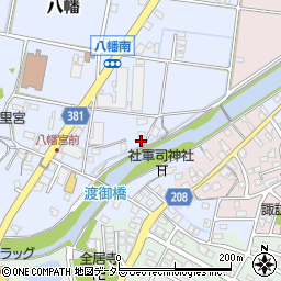 静岡県藤枝市八幡159周辺の地図