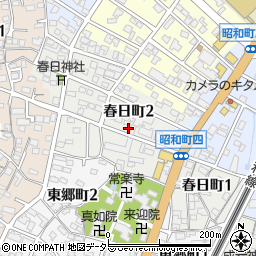 愛知県半田市春日町周辺の地図