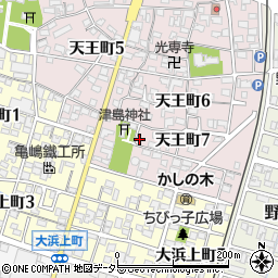 愛知県碧南市天王町7丁目35周辺の地図