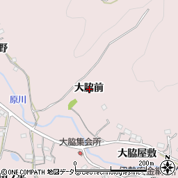 愛知県新城市庭野大脇前周辺の地図