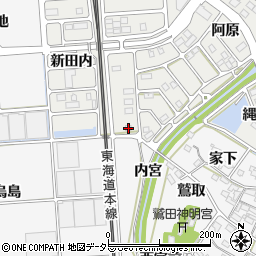 愛知県額田郡幸田町相見阿原128周辺の地図