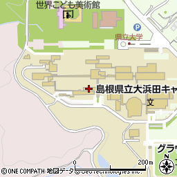 島根県立大学（公立大学法人）事務局　図書情報課周辺の地図