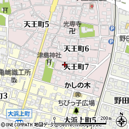 愛知県碧南市天王町7丁目47周辺の地図
