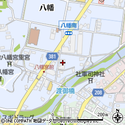 静岡県藤枝市八幡167周辺の地図