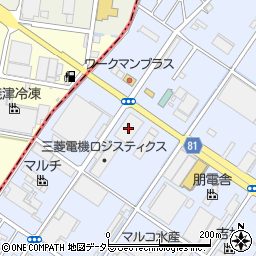 飛騨運輸静岡支店周辺の地図