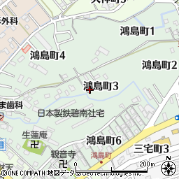 愛知県碧南市鴻島町周辺の地図