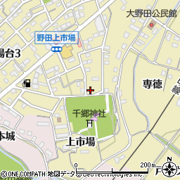 愛知県新城市市場台2丁目4-11周辺の地図