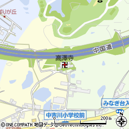 高澤寺周辺の地図