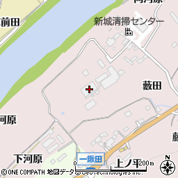 愛知県新城市庭野3周辺の地図
