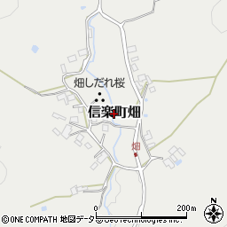 滋賀県甲賀市信楽町畑周辺の地図