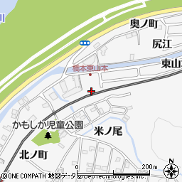 京都府八幡市橋本西山本周辺の地図