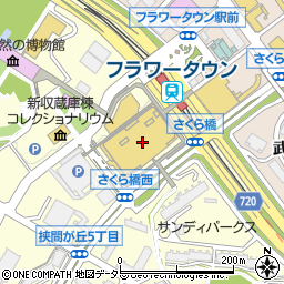 ハニーズイオン三田店周辺の地図