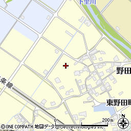 兵庫県加西市野田町周辺の地図