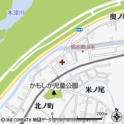 西山本公園周辺の地図
