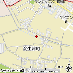 京都府京都市伏見区淀生津町448周辺の地図