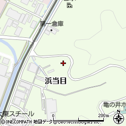 静岡県焼津市浜当目周辺の地図