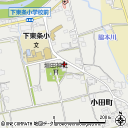 兵庫県小野市小田町1647周辺の地図