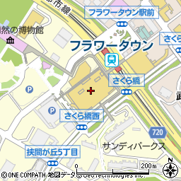クラフトハートトーカイ三田フローラ８８店周辺の地図