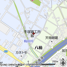 山本機工東名工場周辺の地図