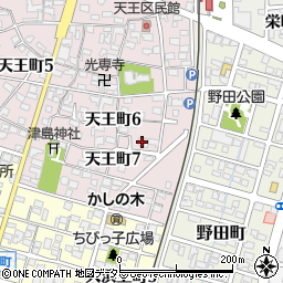 愛知県碧南市天王町6丁目76周辺の地図