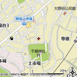 愛知県新城市市場台2丁目4-13周辺の地図